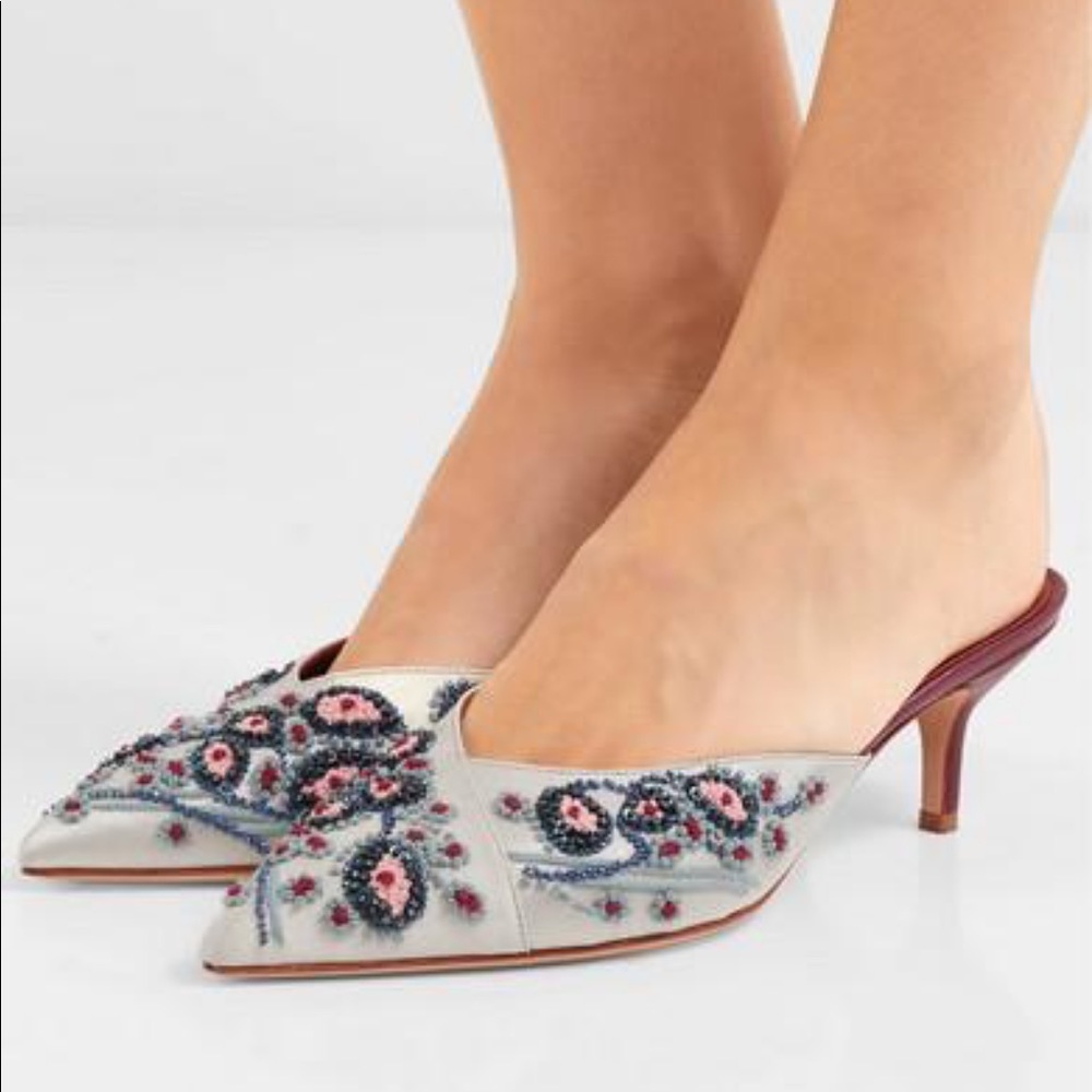 Malone Souliers Portia Mules - NWT